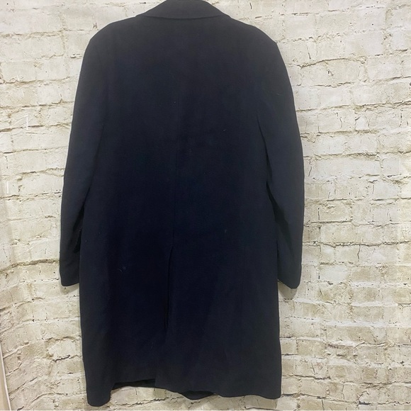 Vintage Karamai Black 100% Cashmere Camel 3 Button Union Made USA Coat - Picture 3 of 5